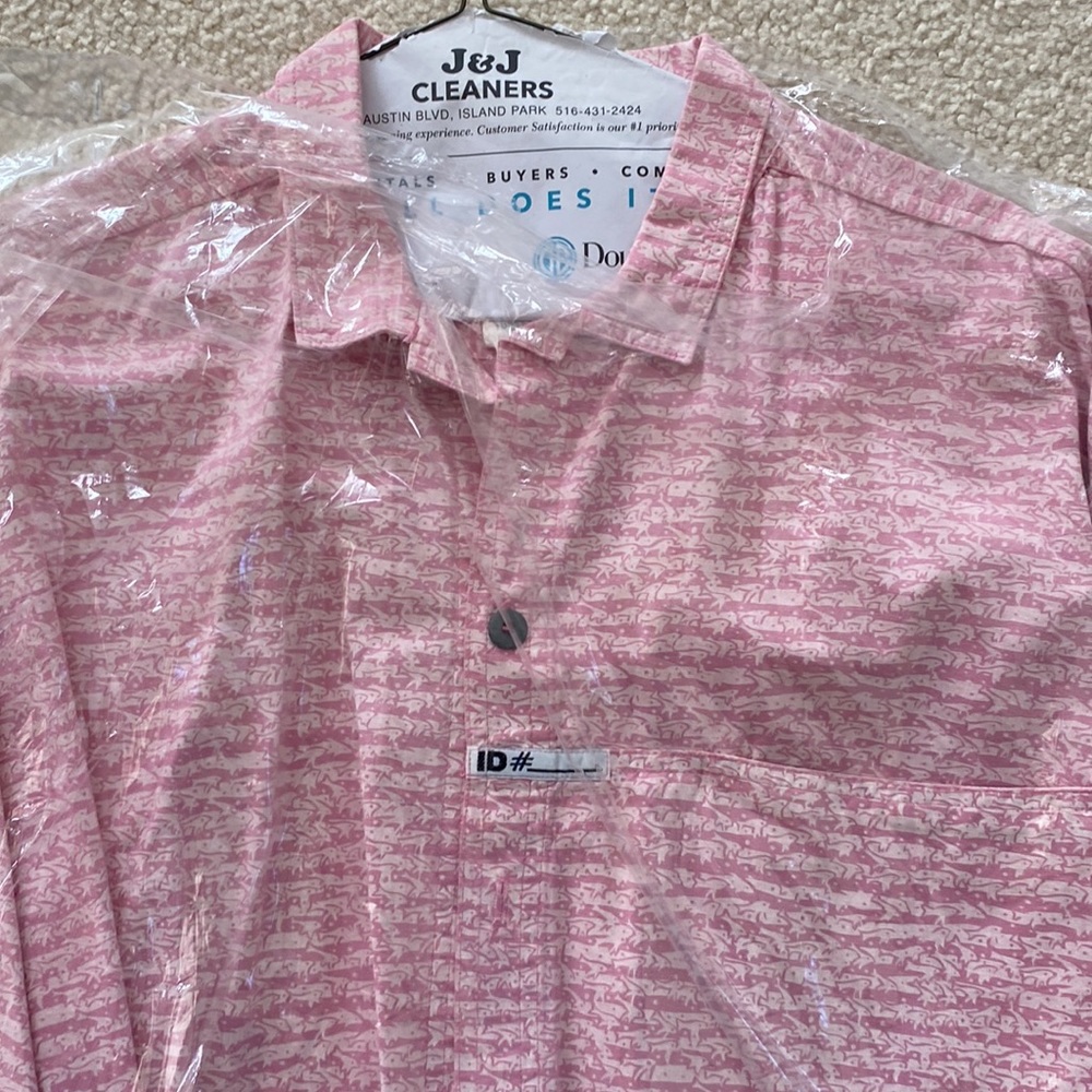 ID# SHIRT BUTTON DOWN 1980s NEW WAVE PUNK ROCK 80s